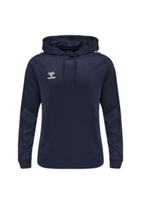 Bluza do piłki ręcznej dla dorosłych Hummel hml CORE XK poly z kapturem. Typ kołnierza: kaptur. Kolor: niebieski. Sezon: zima