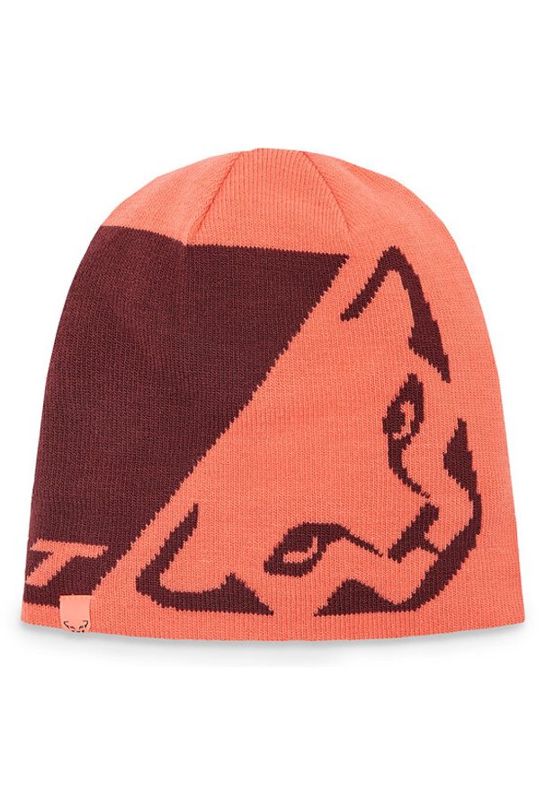 Dynafit Czapka Leopard Logo Beanie 08-70512 Koralowy. Kolor: pomarańczowy. Materiał: poliakryl, materiał