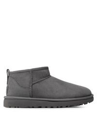 Ugg Śniegowce W Classic Ultra Mini 1116109 Szary. Kolor: szary. Materiał: zamsz, skóra #5