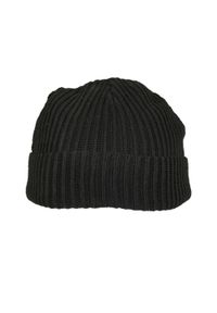 BUILD YOUR BRAND - Fisherman Recycled Yarn Beanie. Kolor: czarny