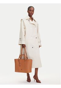 Pinko - PINKO Torebka Carrie Shopper Big AI 24-25 PLTT 102832 A1LF Beżowy. Kolor: beżowy. Materiał: skórzane #5