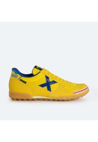 Munich - Buty piłkarskie MUNICH Gresca Genius TF. Zapięcie: sznurówki. Kolor: żółty. Materiał: materiał. Szerokość cholewki: normalna. Sport: piłka nożna