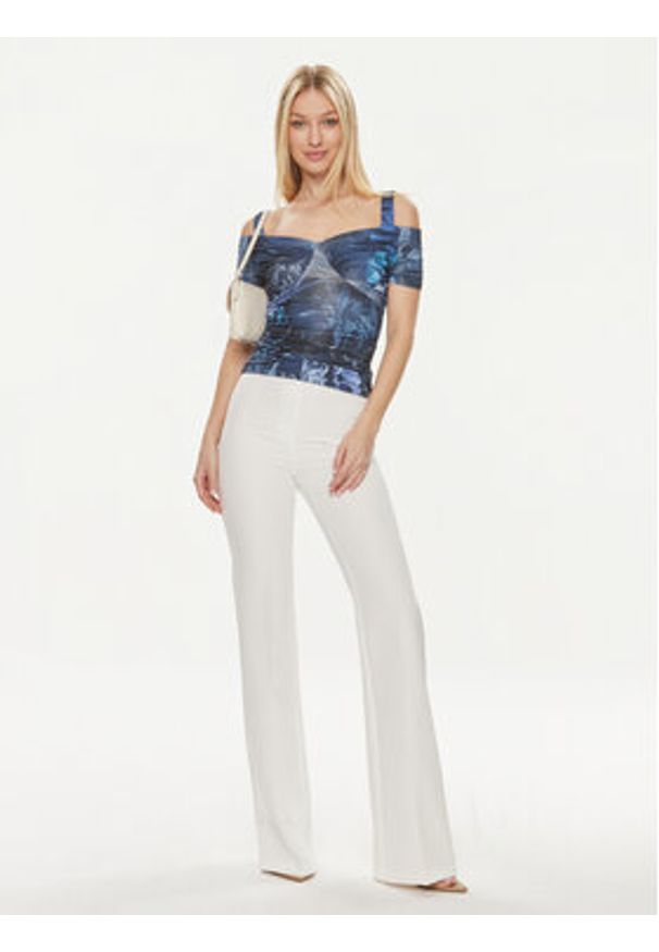 Guess Bluzka Emily W4GP17 KBAC2 Kolorowy Regular Fit. Materiał: syntetyk. Wzór: kolorowy