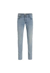 Jeansy Jack & Jones Glenn 774 niebieski denim. Kolor: niebieski. Materiał: denim, jeans. Sport: skateboard #1