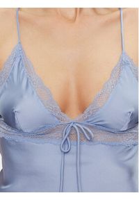 Hunkemöller Koszulka piżamowa Marcela 204993 Niebieski Regular Fit. Kolor: niebieski. Materiał: syntetyk #2