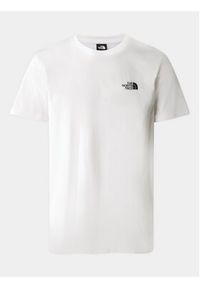The North Face T-Shirt Simple Dome NF0A87NG Biały Regular Fit. Kolor: biały. Materiał: bawełna #6