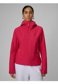 4f - 4F Kurtka przejściowa membrana 5000 damska - różowa XXL. Okazja: na spacer, na co dzień. Kolor: różowy. Materiał: materiał. Sezon: wiosna, jesień. Styl: casual #1