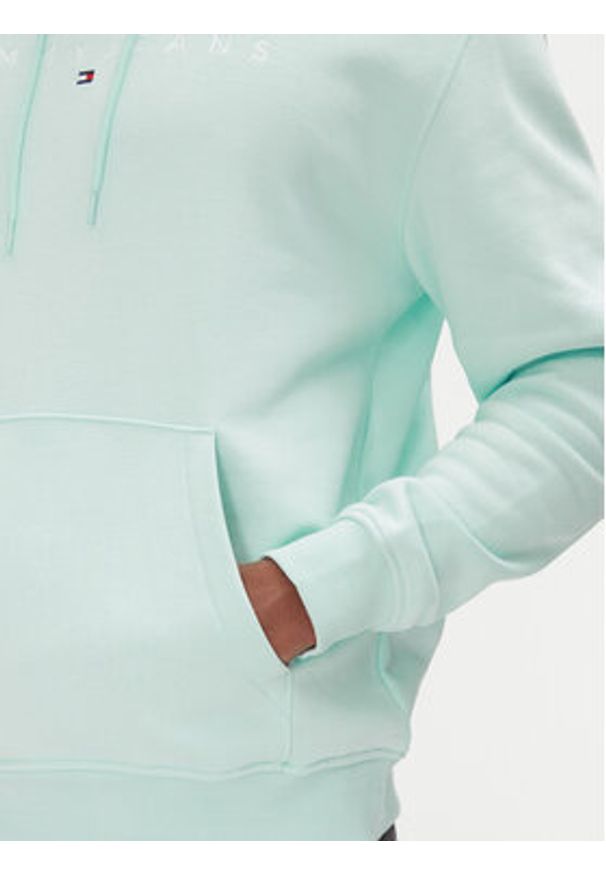 Tommy Jeans Bluza DM0DM20746 Zielony Regular Fit. Kolor: zielony. Materiał: bawełna