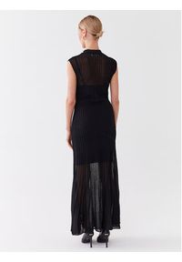 Calvin Klein Sukienka dzianinowa K20K205555 Czarny Regular Fit. Kolor: czarny. Materiał: dzianina, wiskoza #8