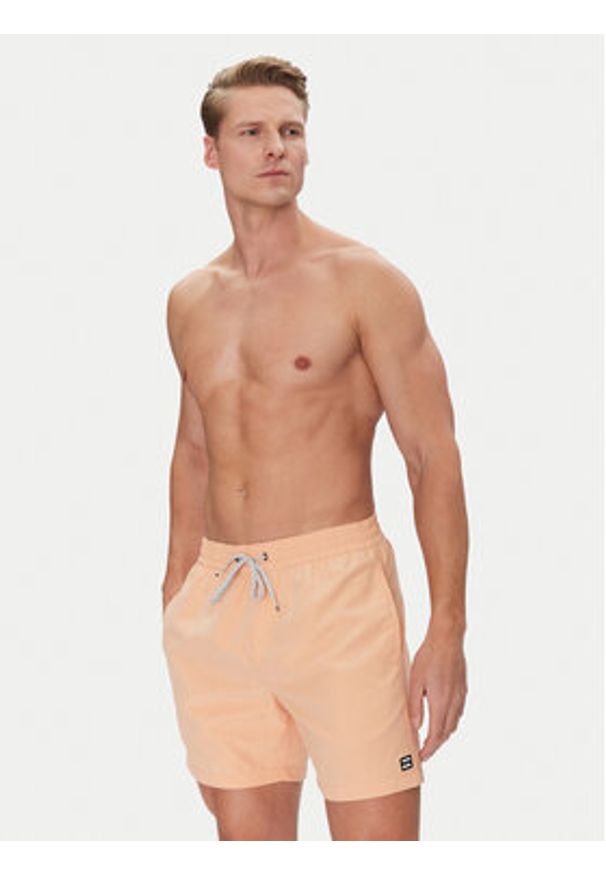 Billabong Szorty kąpielowe All Day EBYJV00134 Pomarańczowy Regular Fit. Kolor: pomarańczowy. Materiał: syntetyk
