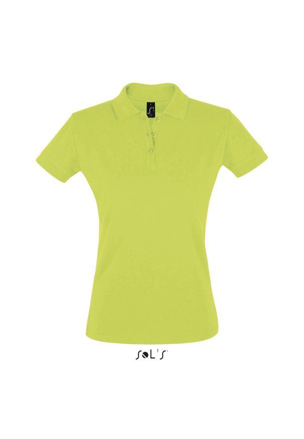 SOL'S - Damska koszulka polo Sol's Perfect. Typ kołnierza: polo. Kolor: zielony