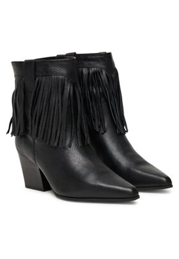 Aldo Botki Jollene 14088517 Czarny. Kolor: czarny. Materiał: skóra