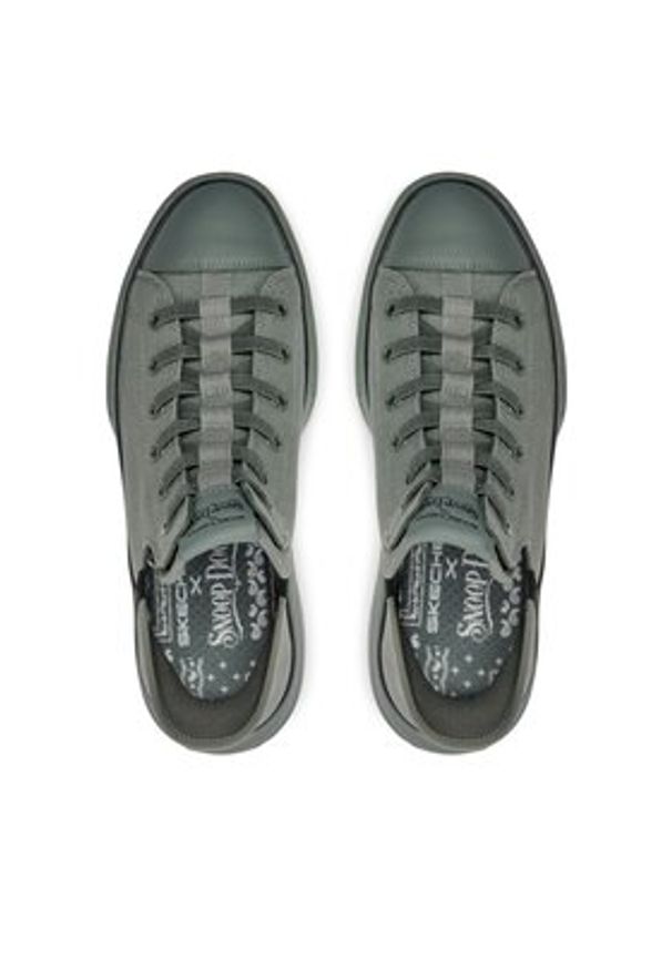 skechers - Skechers Sneakersy Snoop One-Boss Life Canvas 251026/OLV Khaki. Kolor: brązowy. Materiał: materiał