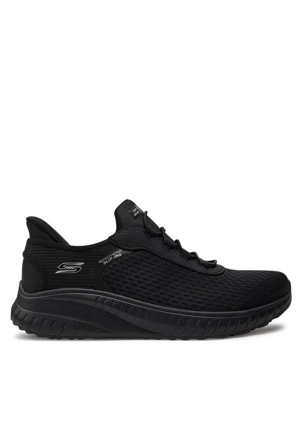 skechers - Skechers Sneakersy Bobs Squad Chaos-In Color 117504/BBK Czarny. Kolor: czarny. Materiał: mesh, materiał