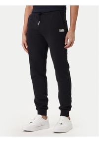 Karl Lagerfeld - KARL LAGERFELD Spodnie dresowe 705782 562917 Granatowy Regular Fit. Kolor: niebieski. Materiał: bawełna #1