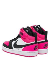Nike Sneakersy Court Borough Mid 2 Bg HV0933 100 Różowy. Kolor: różowy. Materiał: skóra. Model: Nike Court #3