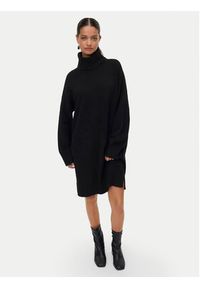 Vero Moda Sukienka dzianinowa Aquarius 10331900 Czarny Regular Fit. Kolor: czarny. Materiał: syntetyk #3