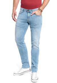 Mustang - SPODNIE MĘSKIE MUSTANG OREGON TAPERED DENIM BLUE 1008768 5000 314