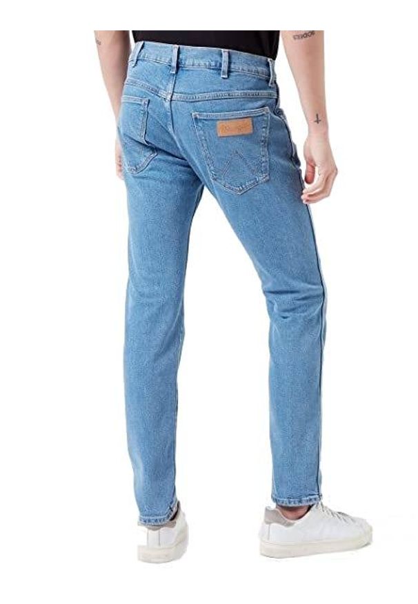 Wrangler - WRANGLER BRYSON MĘSKIE SPODNIE JEANSOWE MID RUN W14XKT30F 112145817