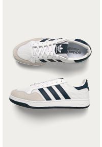 adidas Originals - Buty Team Court. Nosek buta: okrągły. Zapięcie: sznurówki. Kolor: biały. Materiał: syntetyk, skóra, materiał, guma. Szerokość cholewki: normalna #5