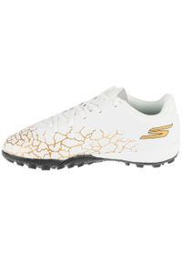skechers - Buty piłkarskie turfy chłopięce, Skx 1.5 Jr Youth Fg. Kolor: biały. Sport: piłka nożna