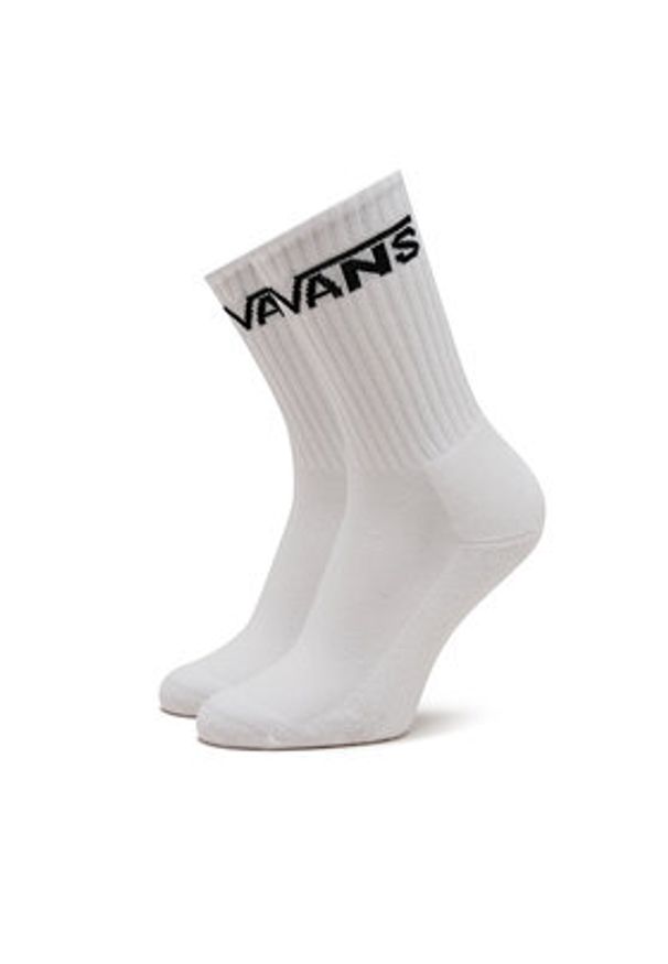 Vans Zestaw 3 par wysokich skarpet damskich Classic Crew Boys VN000XNQIZH Biały. Kolor: biały. Materiał: materiał