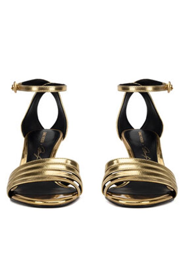 Gino Rossi Sandały NELLY-SLT1527-6 Złoty. Kolor: złoty. Materiał: skóra