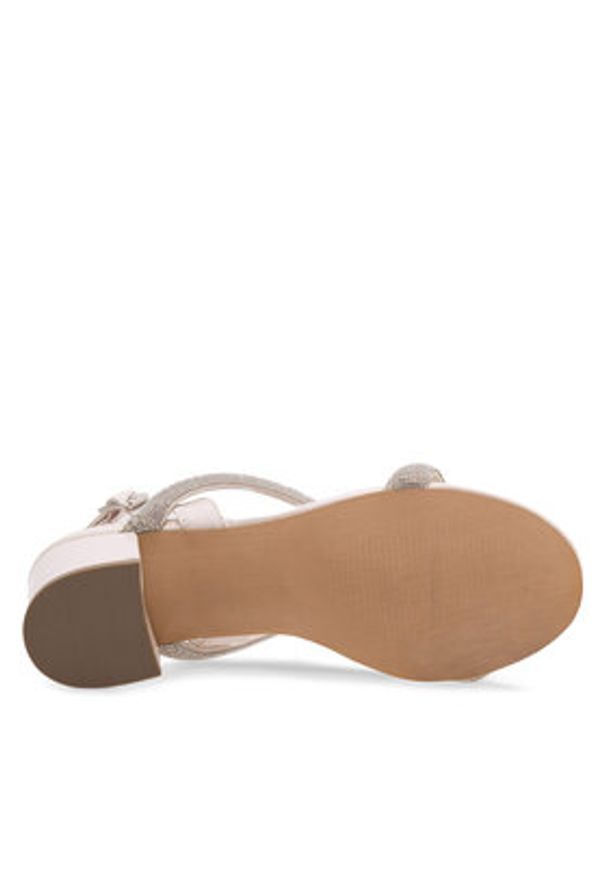 Jenny Fairy Sandały WS5744-01 Beżowy. Kolor: beżowy. Materiał: syntetyk, skóra