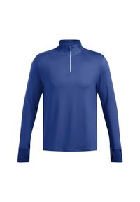 Longsleeve do biegania męski Under Armour Launch Pro 1/4 Zip. Kolor: niebieski. Długość rękawa: długi rękaw