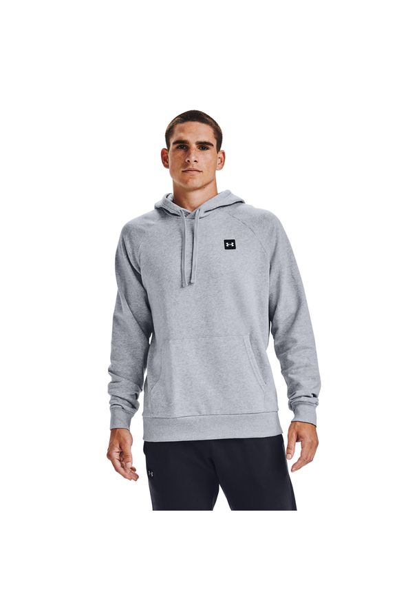 Bluza męska Under Armour Rival Hoodie mod. Kolor: szary. Sport: bieganie
