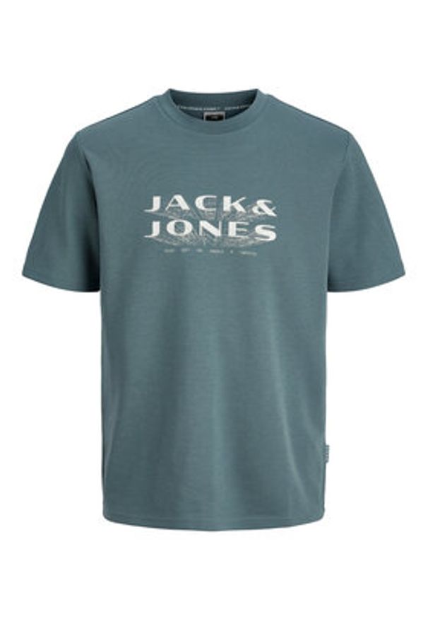 Jack & Jones T-Shirt Fusion 12289880 Zielony Regular Fit. Kolor: zielony. Materiał: bawełna