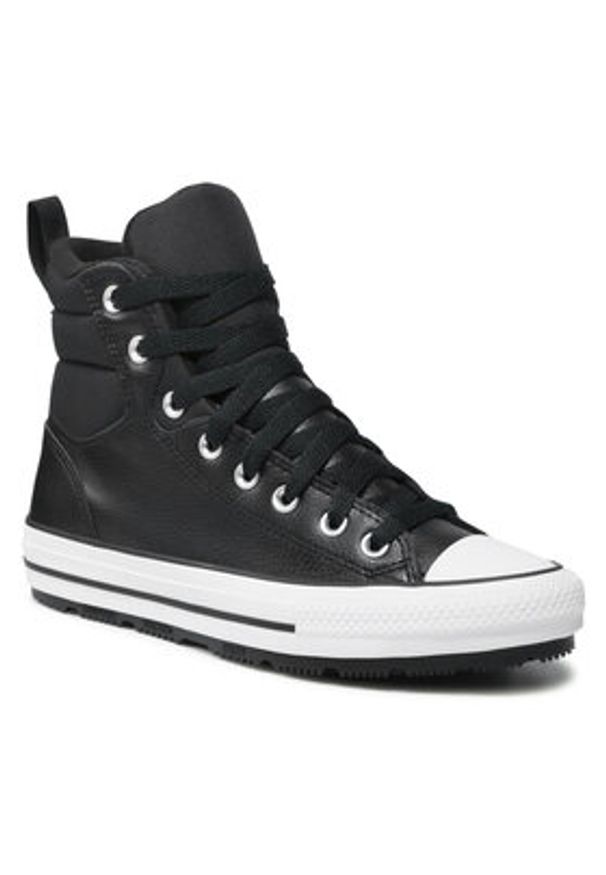 Converse Trampki Chuck Taylor All Star Berkshire Hi 171448C Czarny. Kolor: czarny. Materiał: skóra
