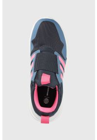 adidas Performance buty dziecięce kolor fioletowy. Nosek buta: okrągły. Kolor: fioletowy. Materiał: materiał #4