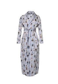 Polo Ralph Lauren Szlafrok 4P0248 Błękitny. Typ kołnierza: polo. Kolor: niebieski. Materiał: bawełna #1