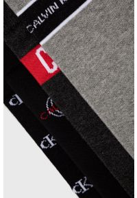 Calvin Klein Skarpetki (4-pack) męskie kolor czarny. Kolor: czarny #3