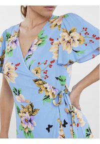 YAS Sukienka codzienna 26029672 Niebieski Regular Fit. Okazja: na co dzień. Kolor: niebieski. Materiał: wiskoza. Typ sukienki: proste. Styl: casual #3