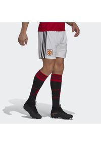 Adidas - Manchester United 22/23 Home Shorts. Kolor: biały. Materiał: materiał