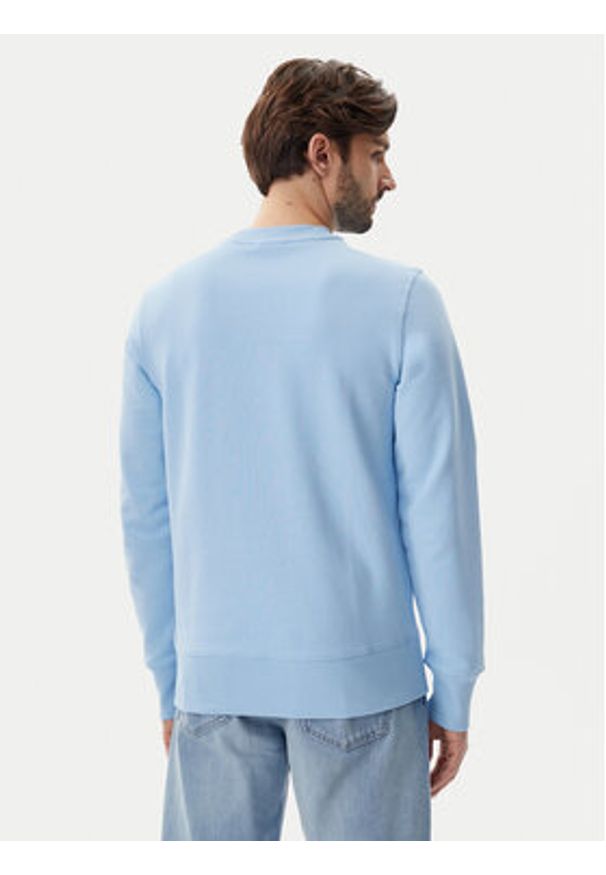 Calvin Klein Jeans Bluza J30J327530 Błękitny Regular Fit. Kolor: niebieski. Materiał: bawełna