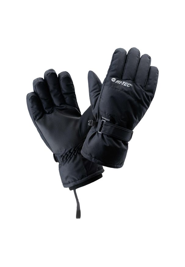 Hi-tec - Rękawice Narciarskie Unisex Dla Dorosłych Jorg. Kolor: czarny. Sezon: zima. Sport: narciarstwo