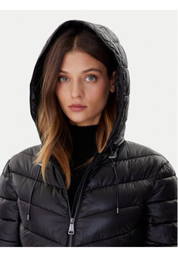 DKNY Kurtka zimowa DLEMPV38 Czarny Slim Fit. Kolor: czarny. Materiał: syntetyk. Sezon: zima