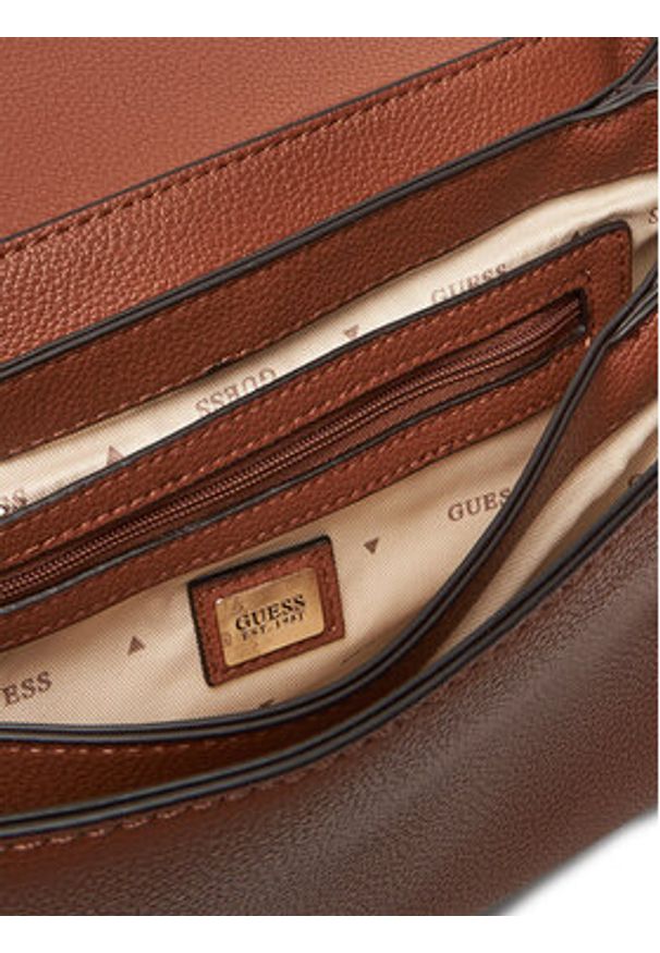 Guess Torebka Gregoria HWBG85 46200 Brązowy. Kolor: brązowy. Materiał: skórzane