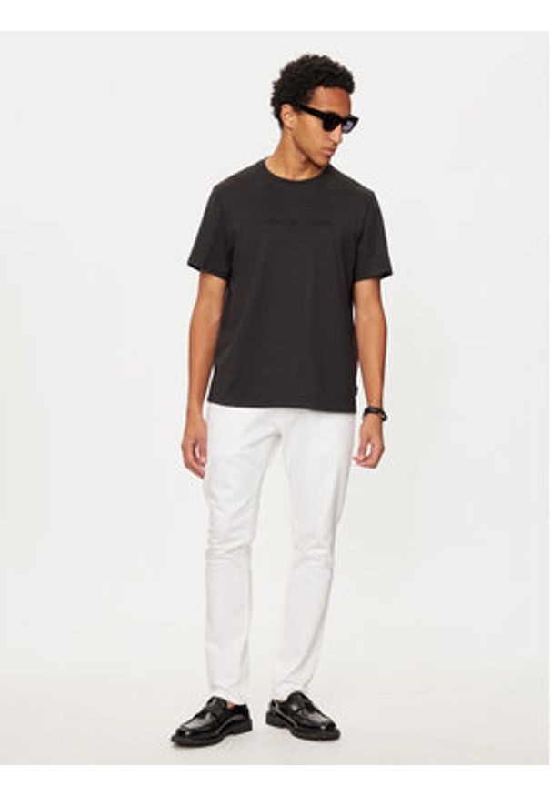 Michael Kors T-Shirt CF4529H1V2 Czarny Regular Fit. Kolor: czarny. Materiał: bawełna