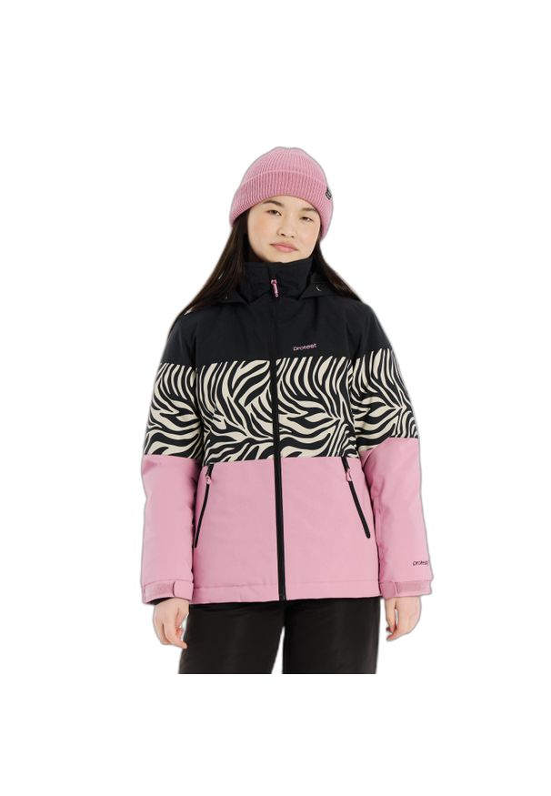 Dziewczęca kurtka narciarska Protest Morena. Kolor: różowy. Sezon: zima. Sport: narciarstwo