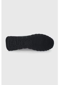 Hugo Buty Cubite kolor czarny. Nosek buta: okrągły. Zapięcie: sznurówki. Kolor: czarny. Materiał: guma #3