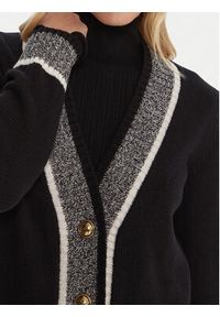 Luisa Spagnoli Kardigan Ceneriera 100206 Czarny Regular Fit. Kolor: czarny. Materiał: wełna #4