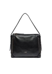 Liu Jo Torebka Ecs M Hobo AA4017 E0037 Czarny. Kolor: czarny. Materiał: skórzane