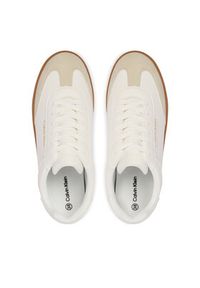 Calvin Klein Sneakersy Low Cut Lace-Up Sneaker V3X9-83159-1269 D Biały. Kolor: biały. Materiał: skóra #7