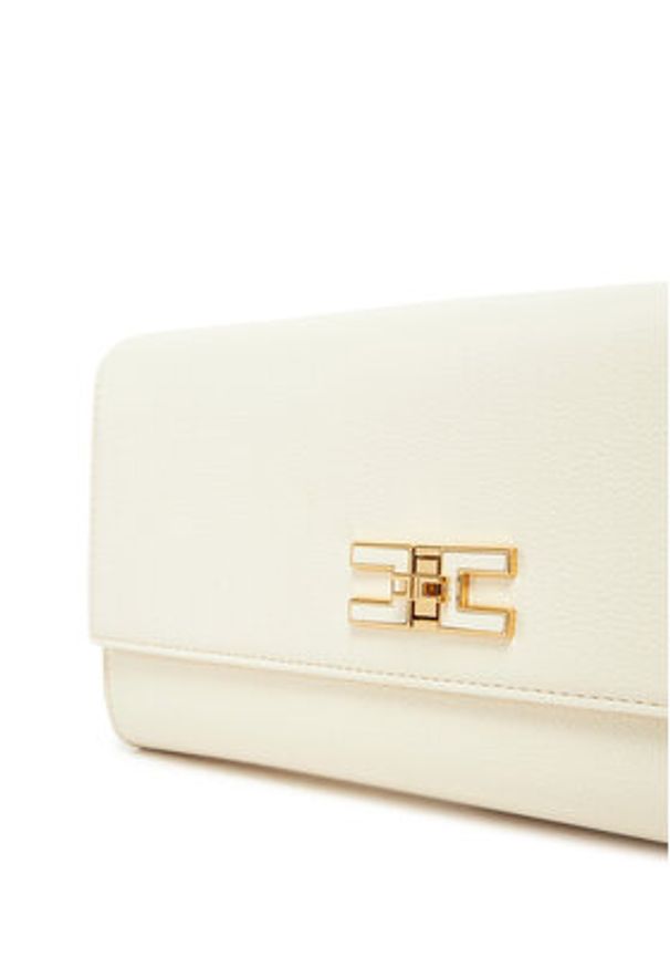 Elisabetta Franchi Torebka BS-32A-51E2-V350 Écru. Materiał: skórzane