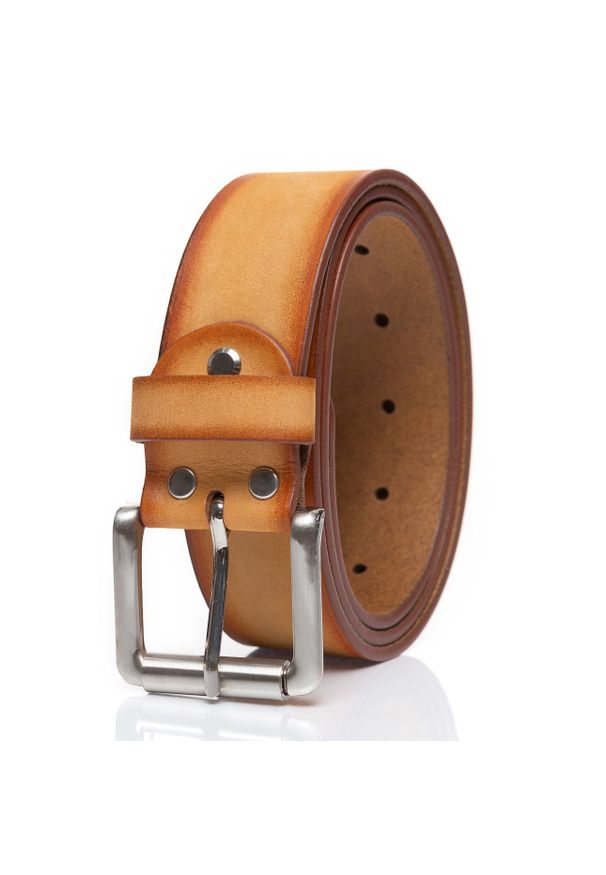 Tom Tailor - TOM TAILOR PASEK SKÓRZANY SOPO-TT376 641 40mm Ledergürtel RO2689. Materiał: skóra. Styl: klasyczny
