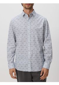 Reserved - Koszula slim z bawełny egipskiej - jasnoniebieski. Kolor: niebieski. Materiał: bawełna #1